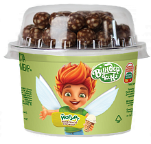 Йогурт для питания детей дошкольного и школьного возраста "Ванильный пломбир" с драже злаковым в бело-молочном шоколаде