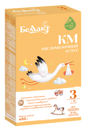 Напиток сухой кисломолочный для питания детей раннего возраста «Беллакт Кисломолочный Active 3»