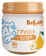 Фруктовое детское пюре «Беллакт». Груша с козьим молоком