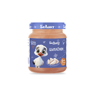 Мясное детское пюре «Беллакт». Цыпленок