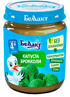 Овощное детское пюре "Беллакт". Брокколи