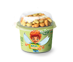   Йогурт для питания детей дошкольного и школьного возраста "Мандарин" с драже в белом шоколаде со вкусом фруктов